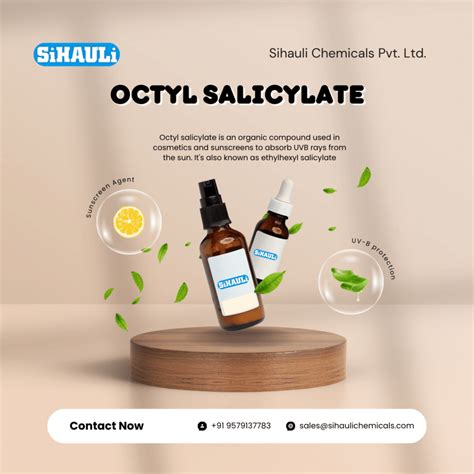 octyl salicylate good scents